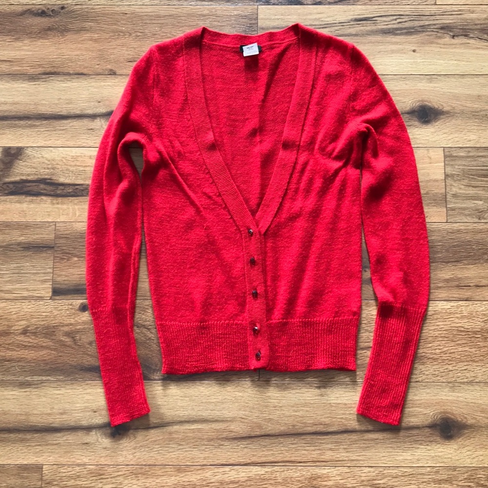 J. Crew red sweater